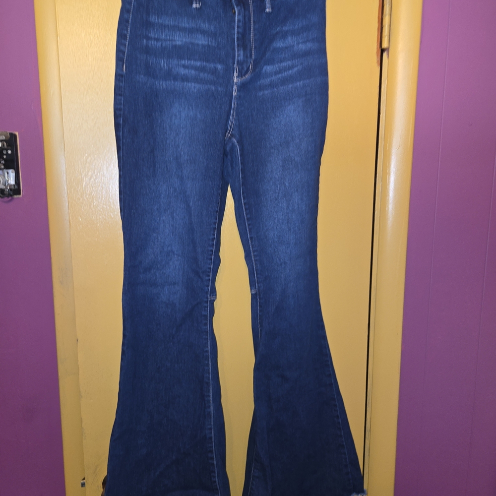 YMI Dark Blue Flare Jeans - Picture 6 of 6
